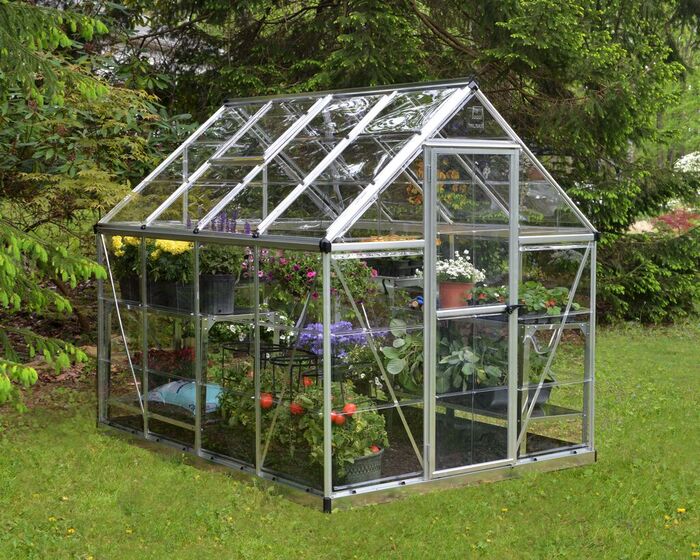 Växthus Harmony 4,6 m² Silver Canopia by Palram